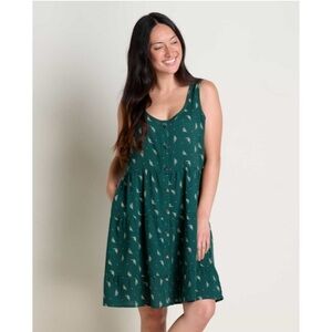 Toad & Co Manzana Tiered Sleeveless Dress - Starshine Print / S NEW